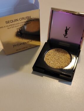 Yves Saint Laurent Sequin Crush Glitter Shot Eyeshadow - Sparkling Gold